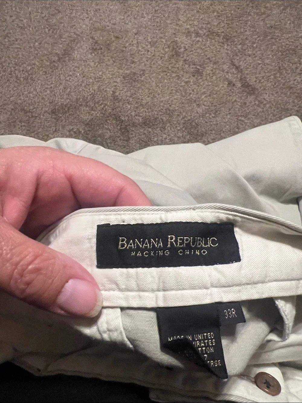 Banana republic 100% cotton chino